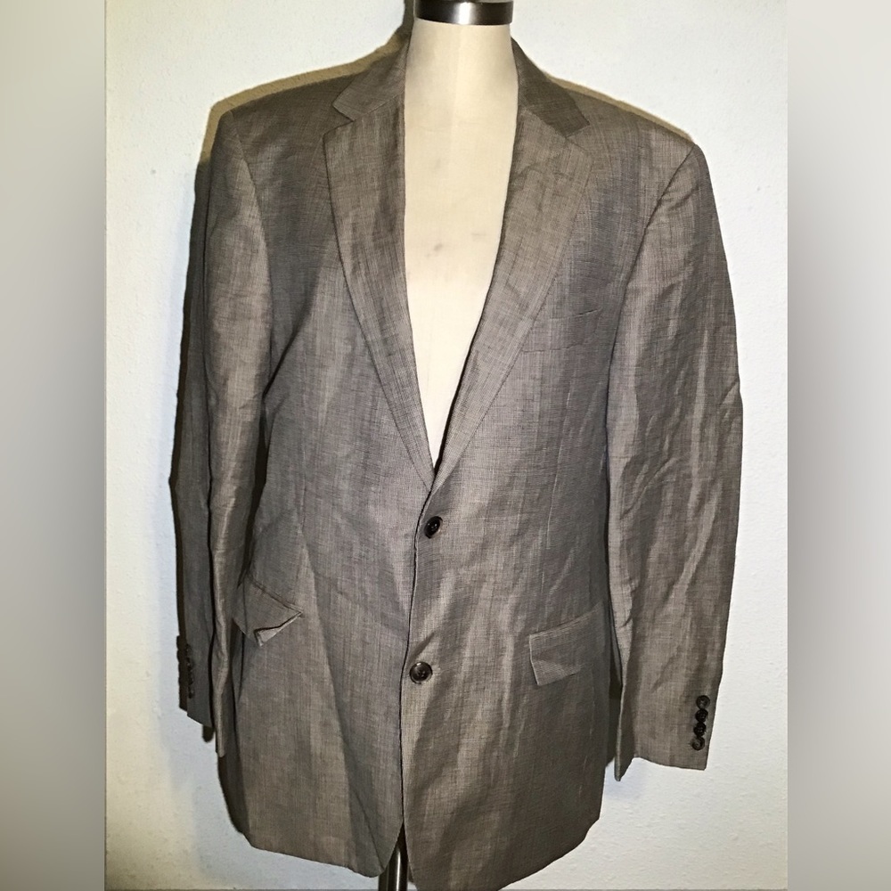 Hugo Boss brown/tan button up blazer jacket size 42/large